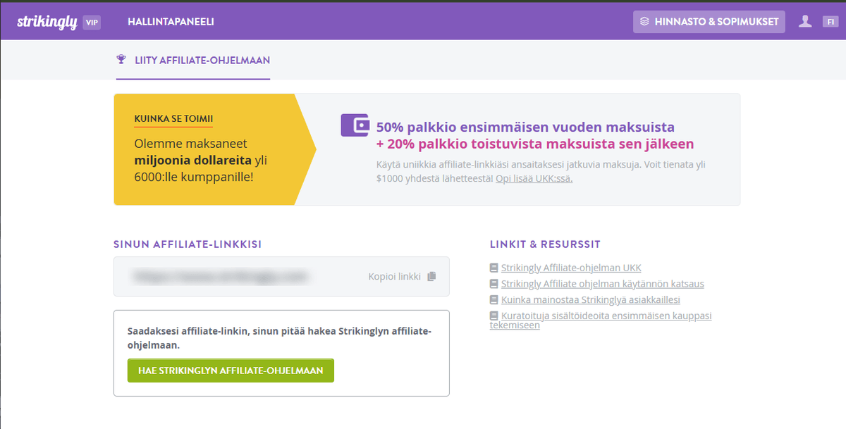 Silmiinpistävästi kumppanuusohjelma