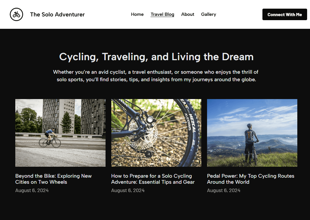 Plantilla de aventurero solitario