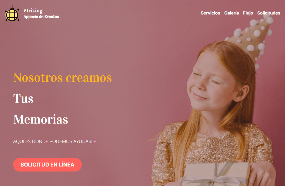 Plantilla para eventos impactantes