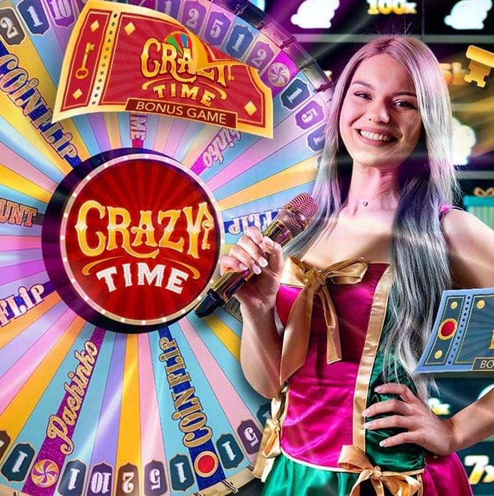 Get ready to play the most fun casino game ever made! Crazy Time is loaded with bonus games and multipliers, and is a true game show that’s both fun to play and watch!
