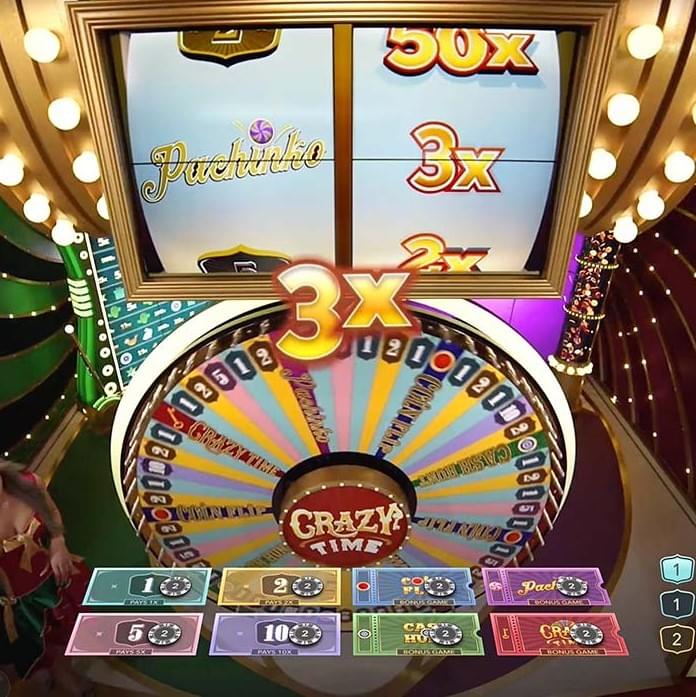 Get ready to play the most fun casino game ever made! Crazy Time is loaded with bonus games and multipliers, and is a true game show that’s both fun to play and watch!