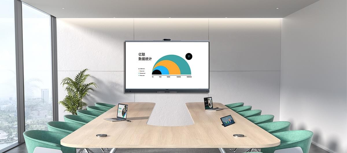 Yealink MeetingBoard 智慧協作電子白板 | 視訊會議與創意書寫的完美結合