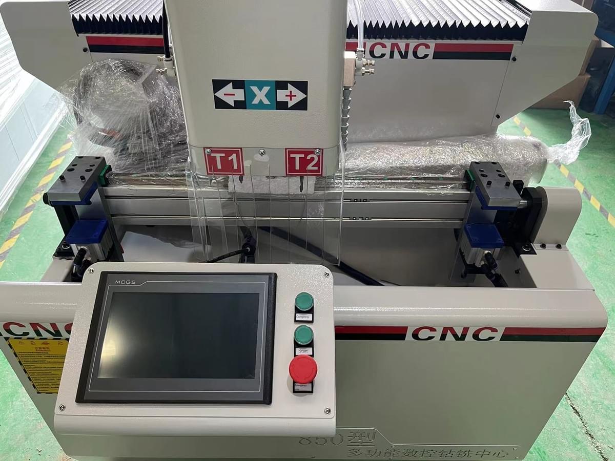 850 drilling milling machine two heads 2 bits 