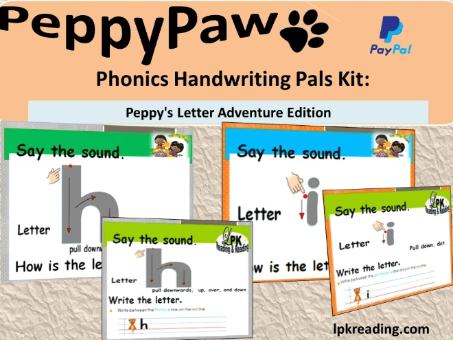 The Phonics Handwriting Pals Kit stands out for its systematic and explicit Phonics approach, specially designed by LPKReading Literacy.