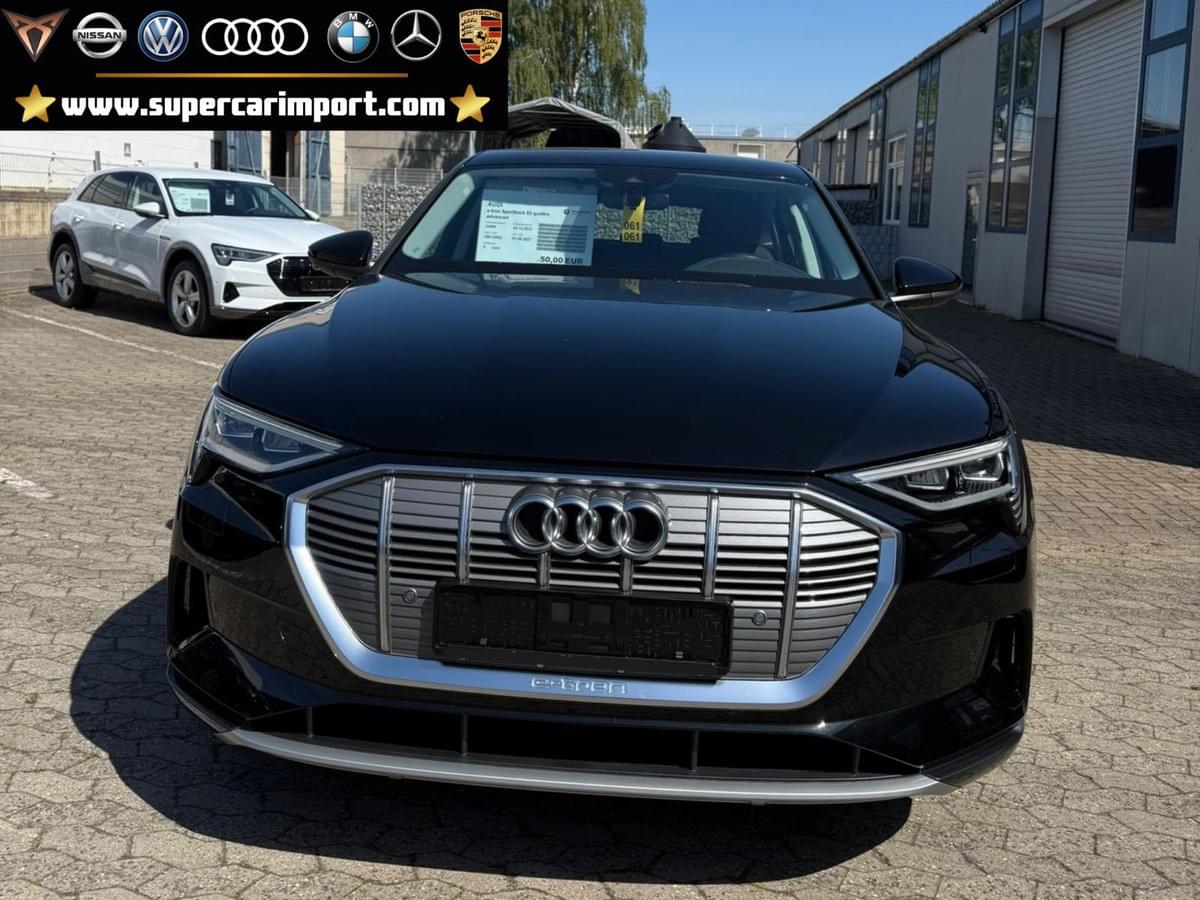 AUDI E-TRON SPORTBACK 55 Quattro – 408 ch – Black Edition – Full Électrique