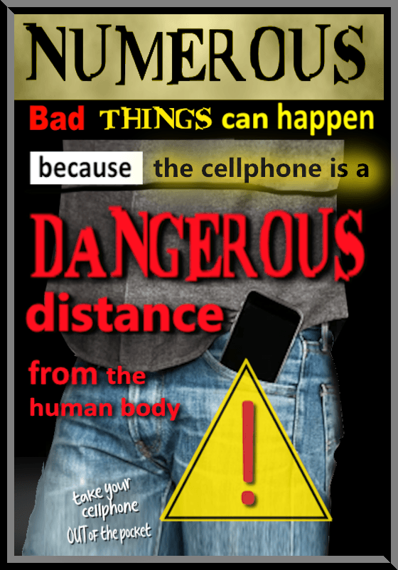 cellphone distance from body