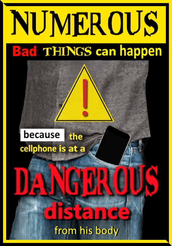 cellphone distance from body