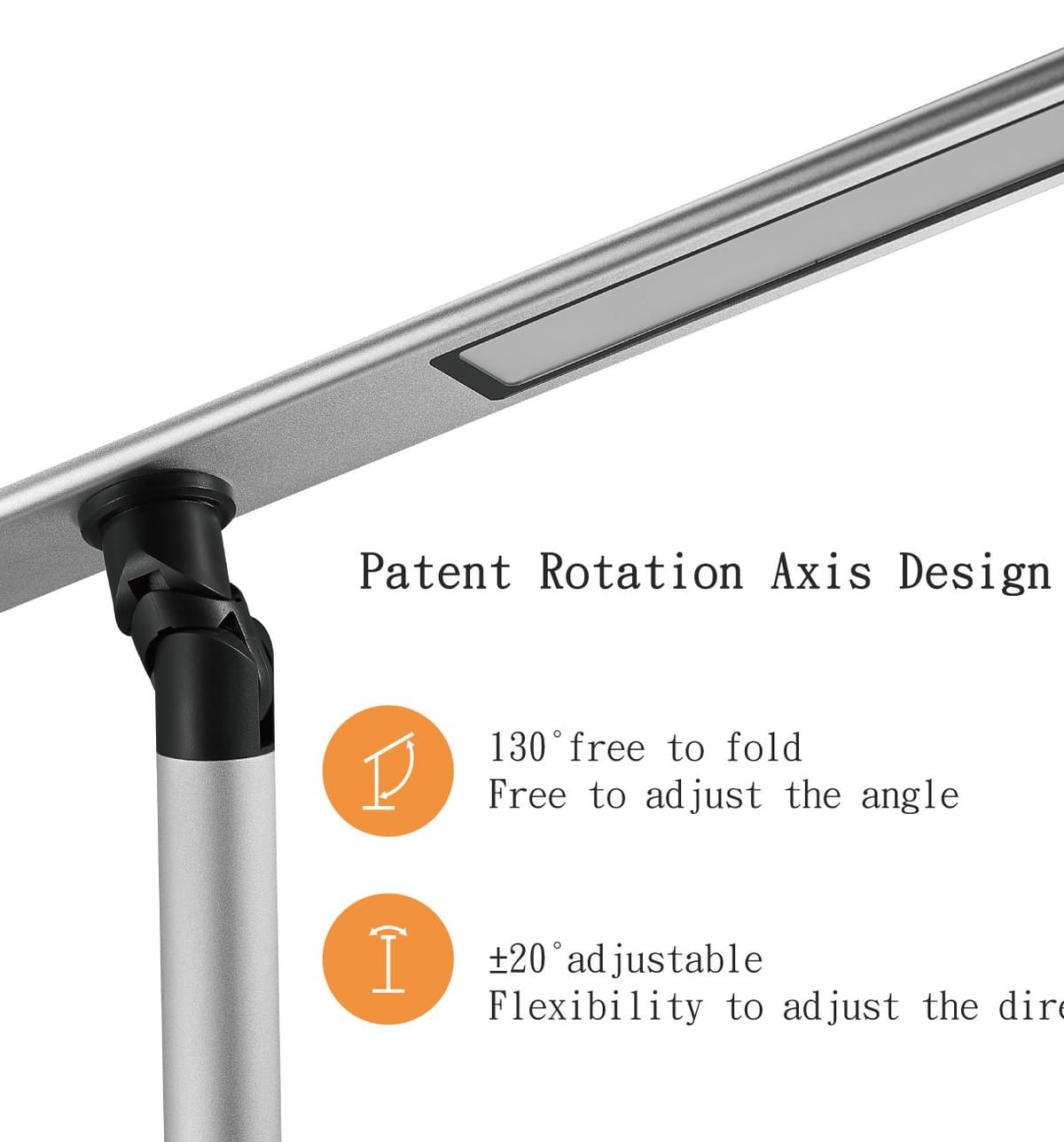(LED-800) Dual LED Eye Caring Desk Lamp