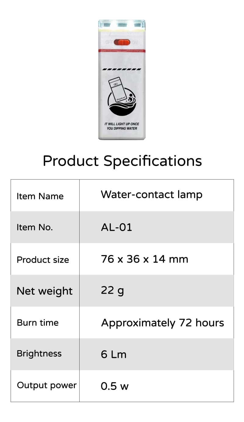 【AL-01】Water-contact Lamp