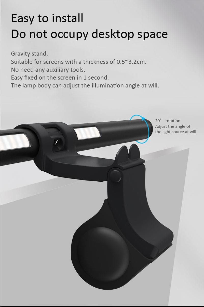 (LED-802) Dual Light Source Monitor Lamp​