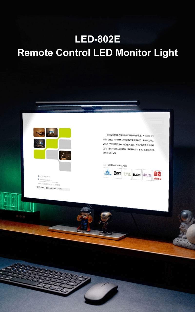 【LED-802E】 Remote Control Monitor Light