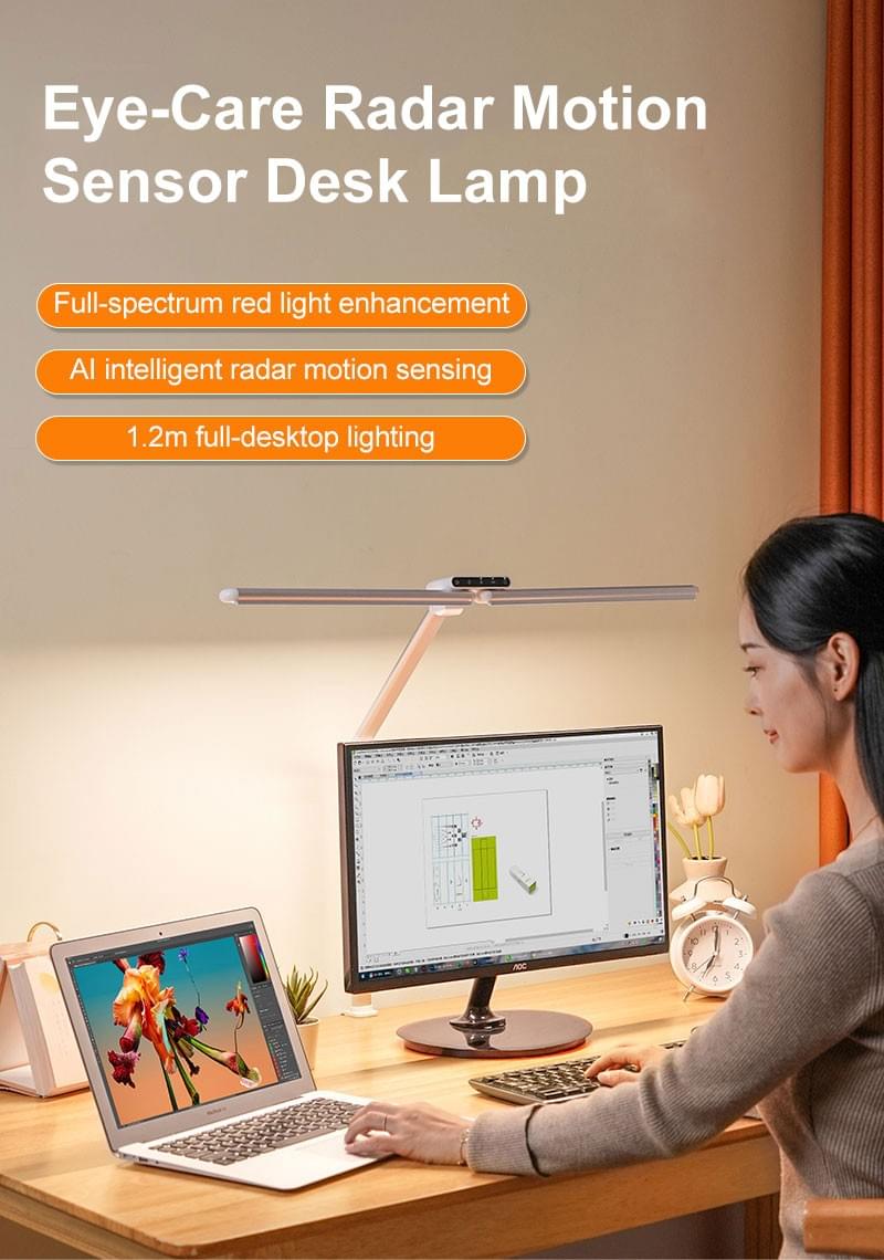 【LED-903】Eye-Care Radar Motion Sensor Desk Lamp