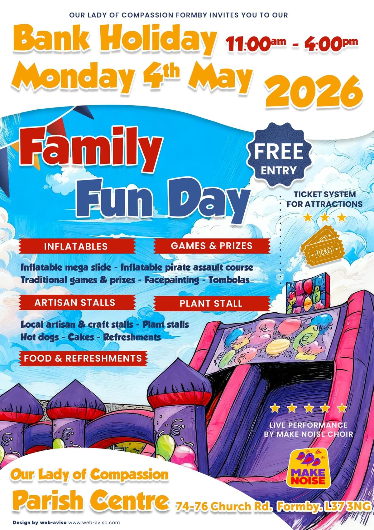 Formby Events - Family Fun Day - May Bank Holiday Monday 4th May 