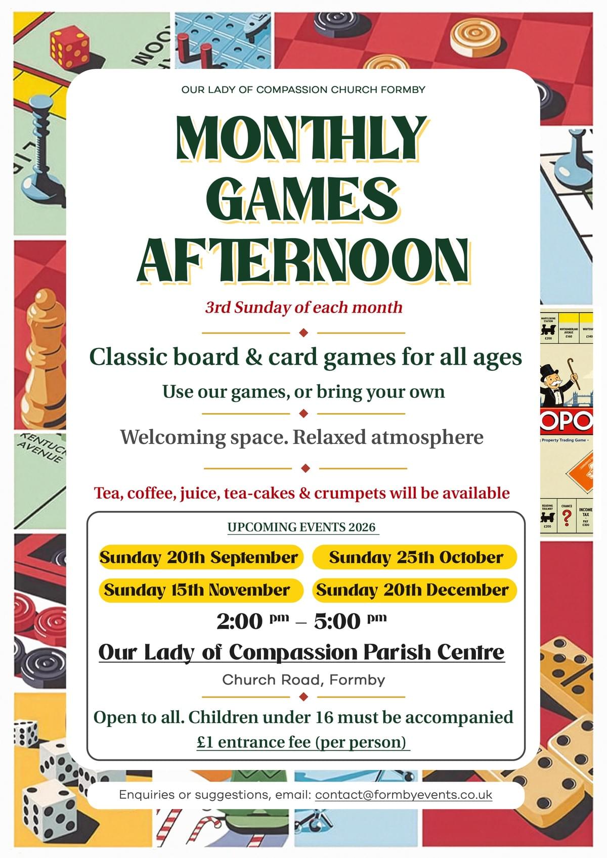 Sunday Games Afternoon in Formby - Board Games & Brews
