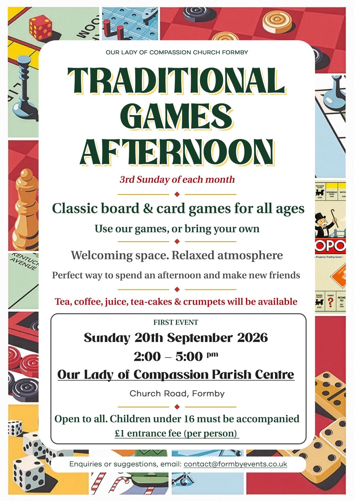 Sunday Games Afternoon in Formby - Board Games & Brews