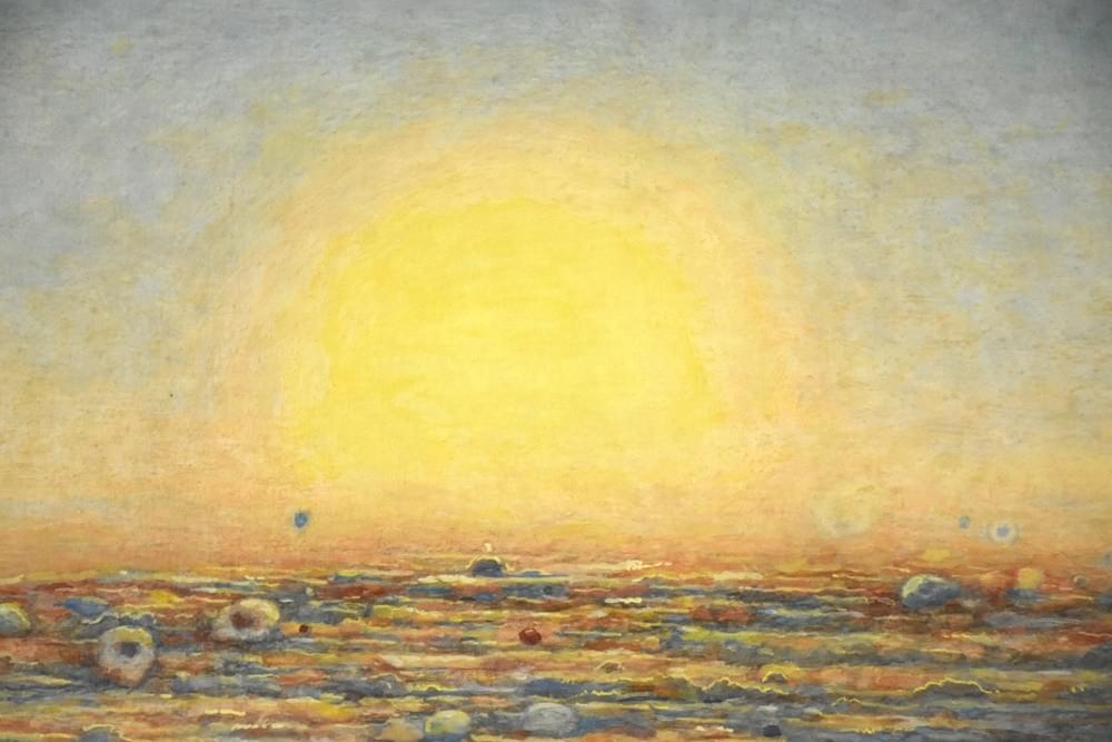 No. 446   雲頂初光_2025年王源林美展入選獎