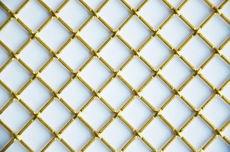 Decorative Brass Woven Mesh