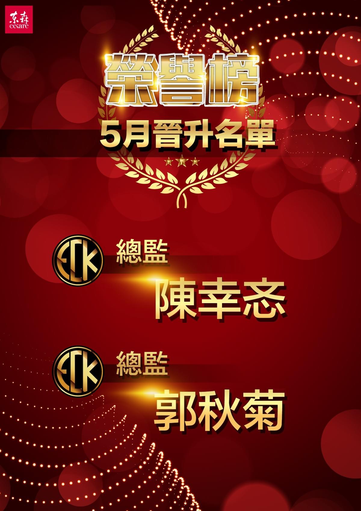 ecKare 2023.05月份新晉升名單