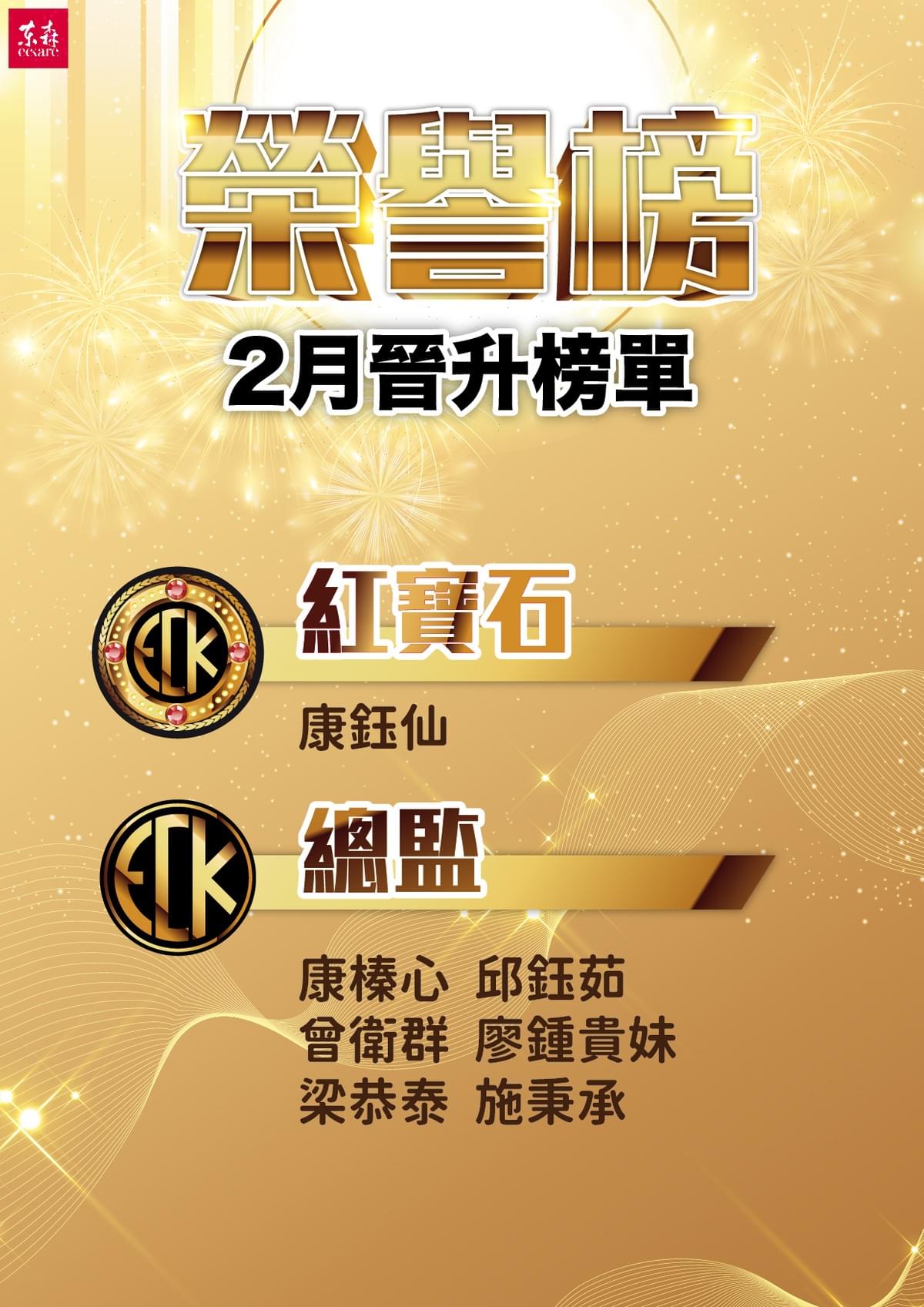 ecKare 2023. 02月份新晉升名單