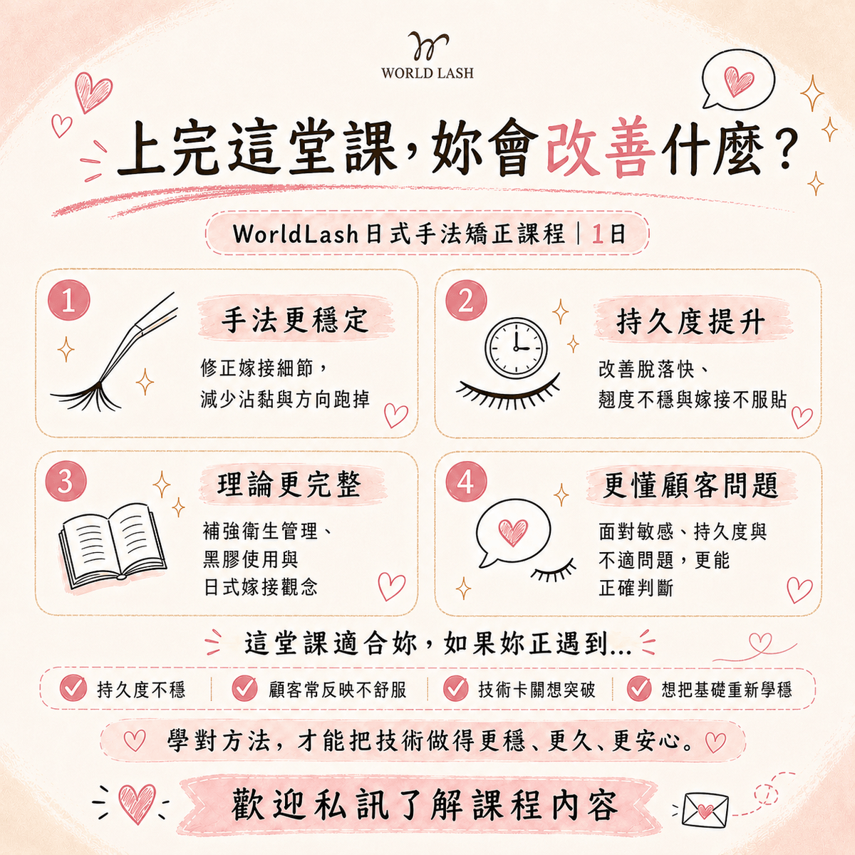  ＜Worldlash＞【 WorldLash日式手法矯正課程  】