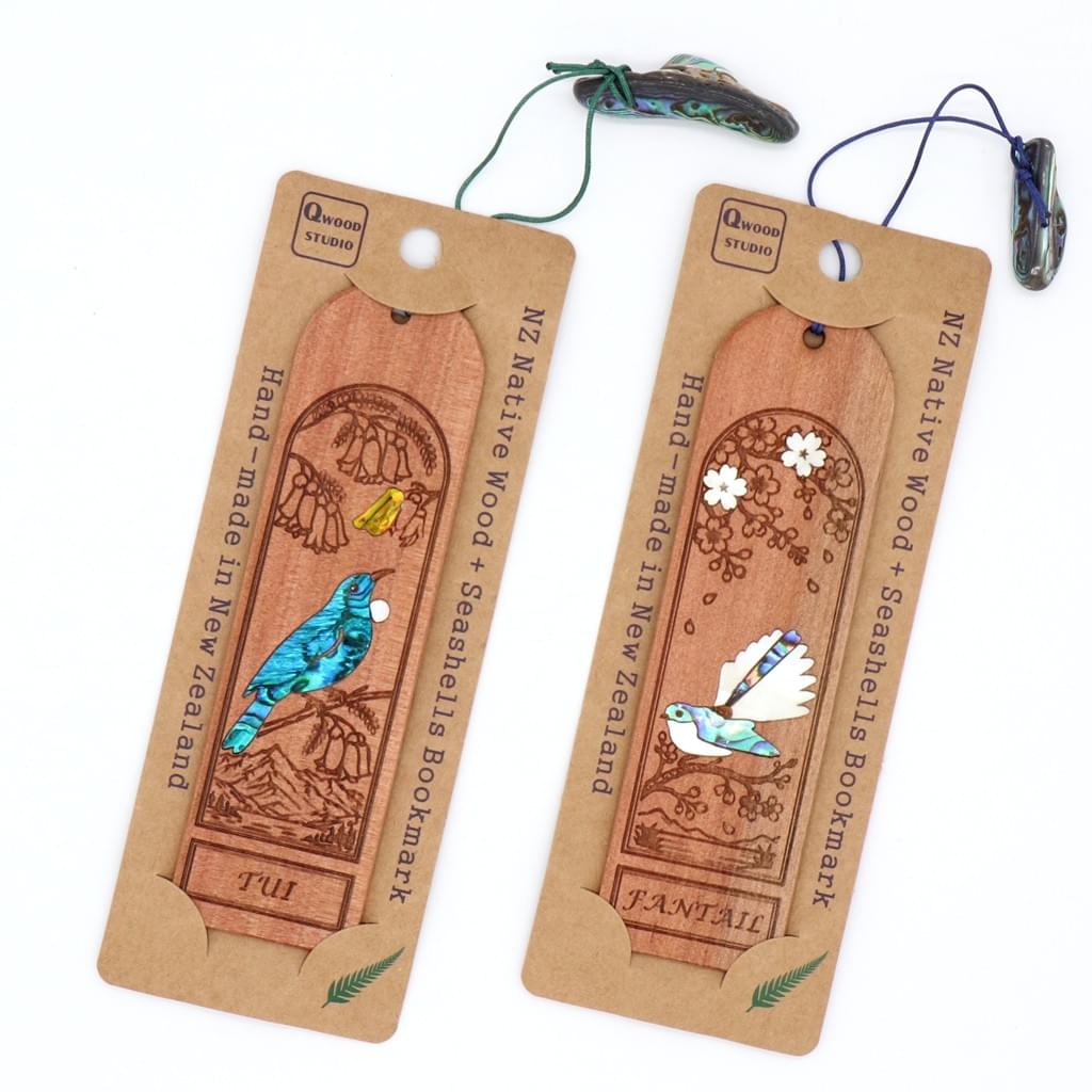 NATIVE WOOD BOOKMARK - NZ Marine Animal