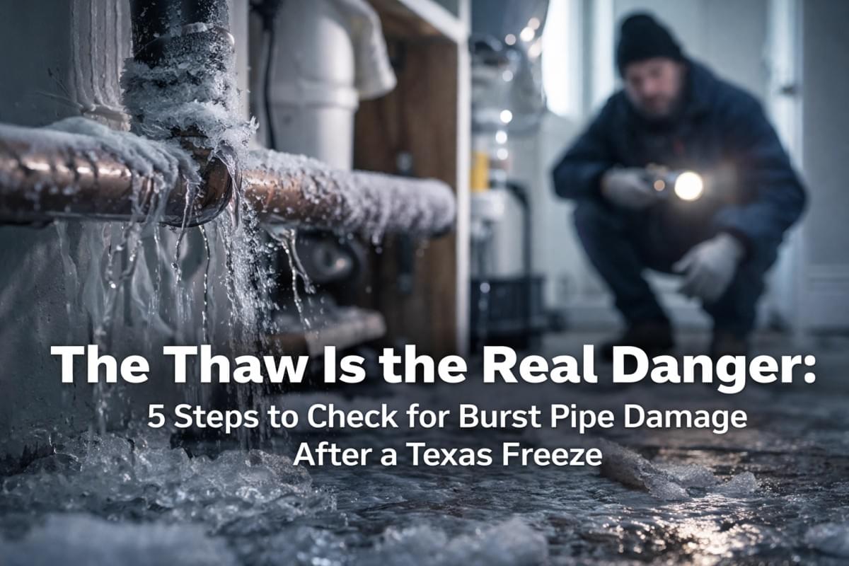 5 things to check for burst pipe damage