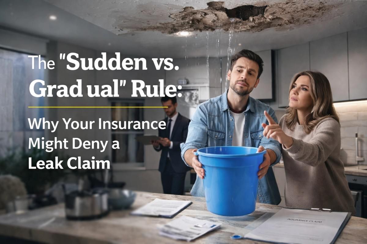 water leak and insurance claims