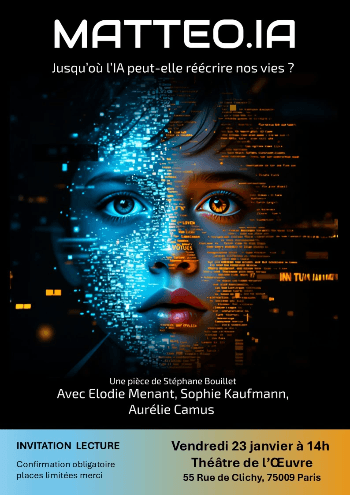 Aurélie Camus, Stéphane Bouillet, Sophie Kaufmann, Elodie Menant, Matteo.IA