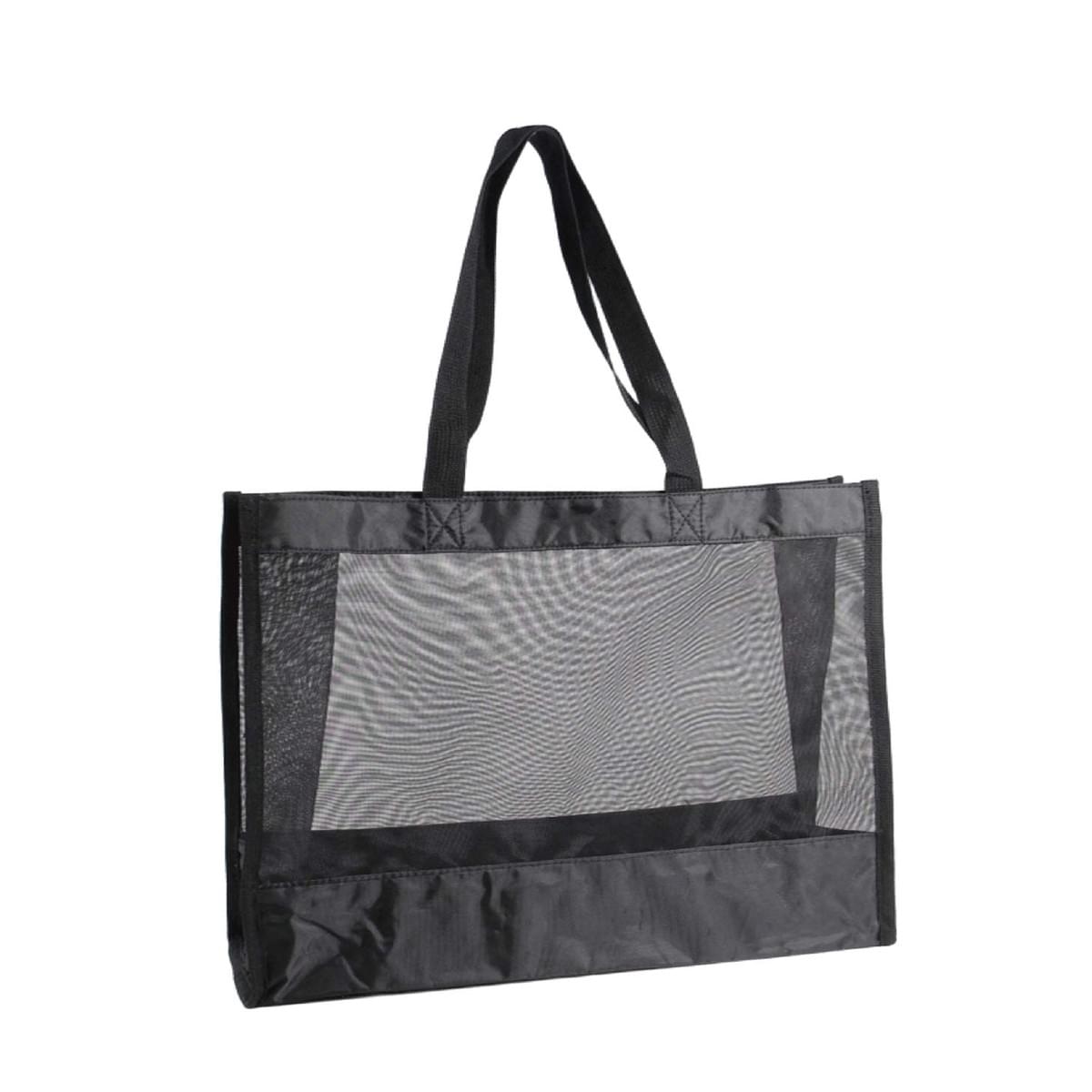 網紗拼接手提袋