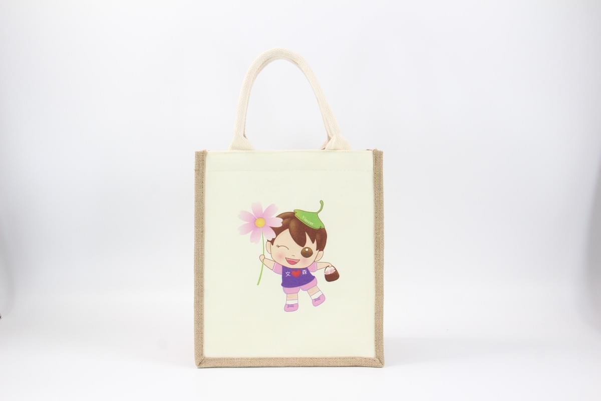 臺中市私立文森幼兒園-客製麻布保冷袋