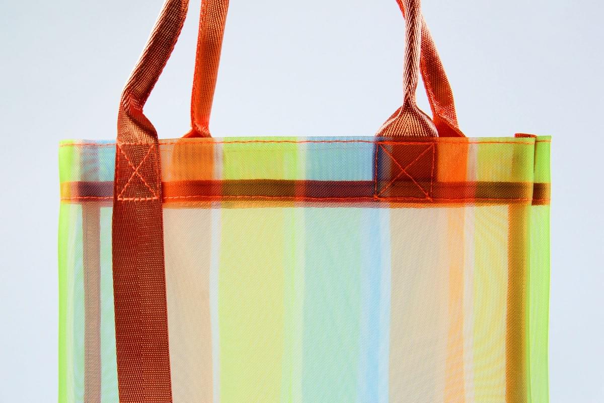 客製網紗提袋 | A4文件手提袋 飄帶款