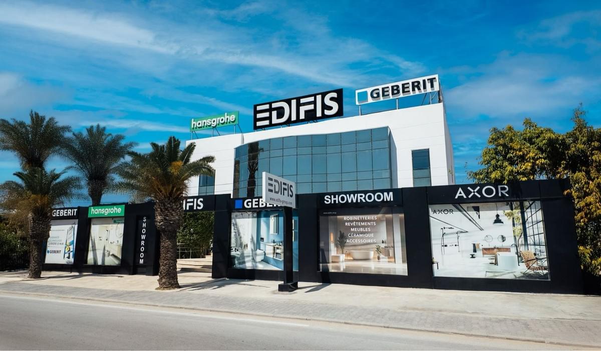 Flagship Store Edifis : représentant exclusif de Geberit, Hansgrohe, Axor, Presto et Atlas Concorde en Tunisie