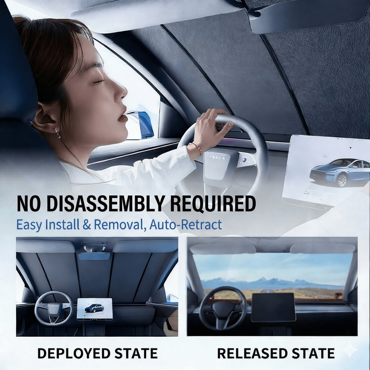 Upgraded Electric Sunshade