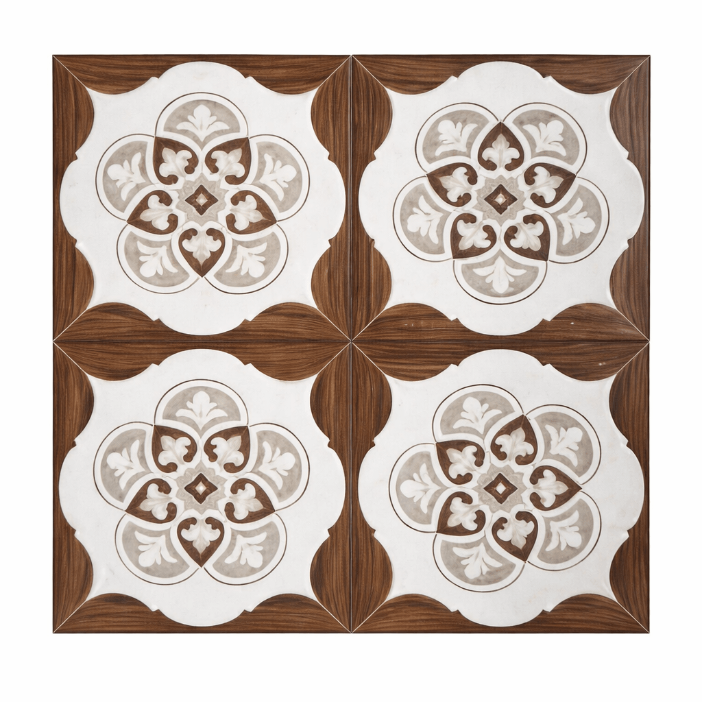 Vintage Petal | Heritage Medallion Art Tile
