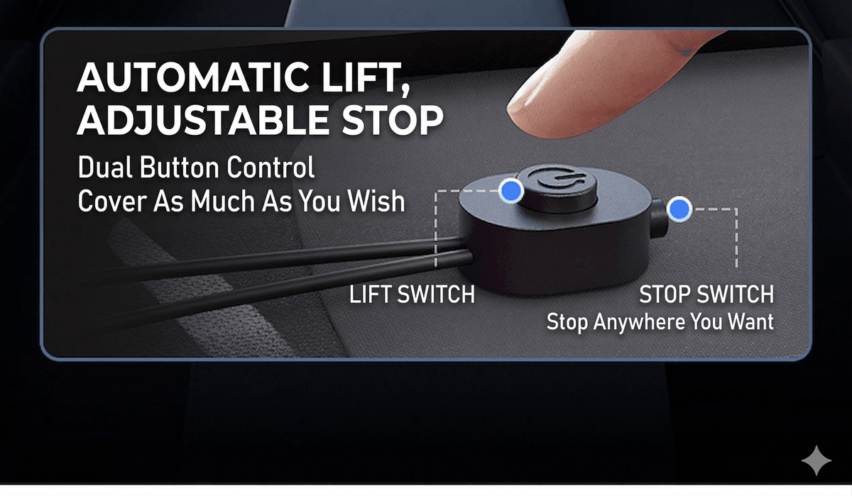 Upgraded Electric Sunshade