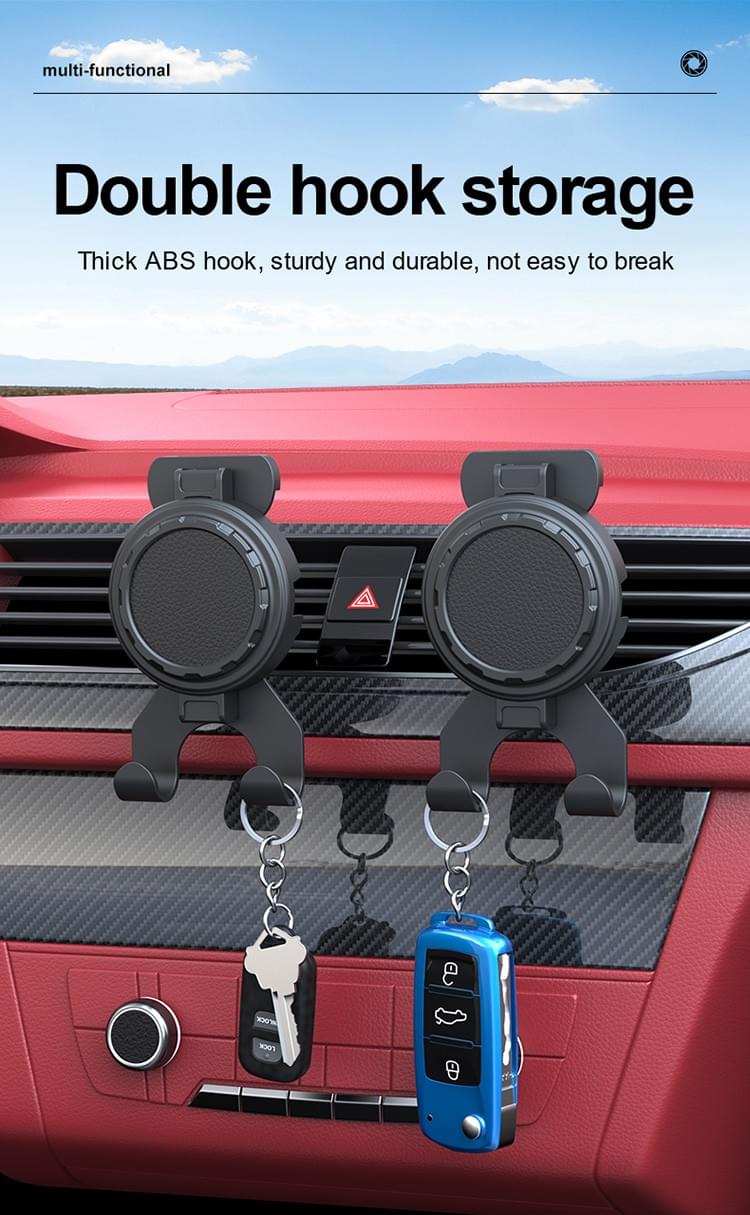 Ultimate 3-in-1 Car Vent Cup Holder