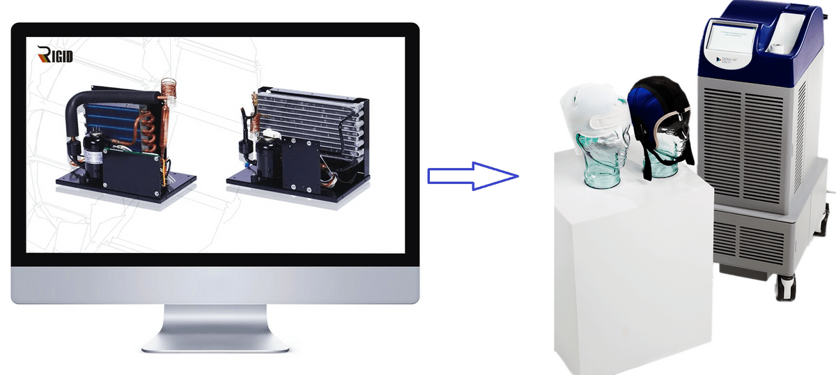 Chemo Scalp Cooling -   Cold Cap Chiller Chemotherapy