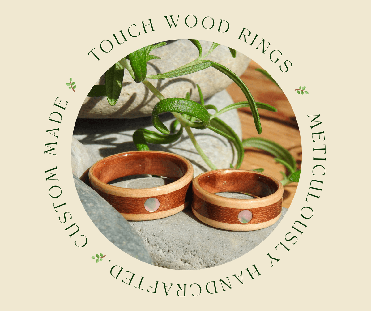 Every Touch Wood Ring is commissioned and custom made. We look forward to hearing what you envision.