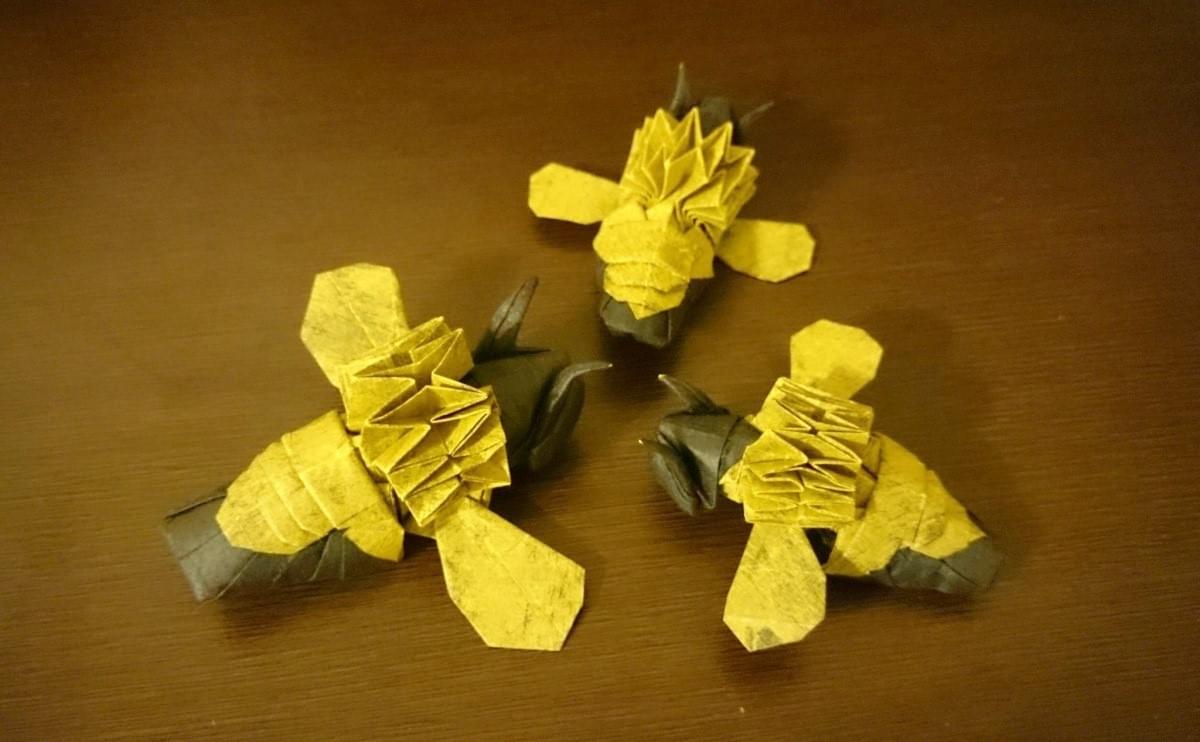 花とミツバチ 創作過程