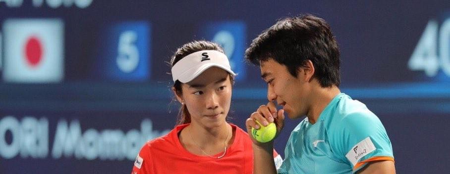 小堀 桃子 & 清水 悠太 三菱全日本テニス選手権 94th 混合ダブルス優勝