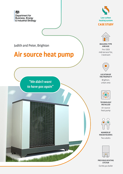 ASHP case study - Pre-1919 mid-terrace flat