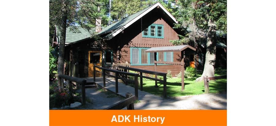 ADK History - Photo of historic cabin
