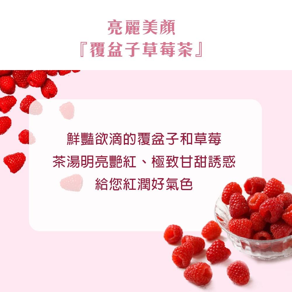 Raspberry Strawberry Fruit Tea 2g x 20 pcs/bag【Decaf】(pre-order)