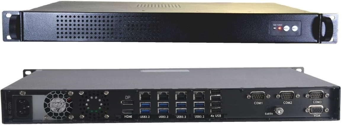 Mil. Ind. Server, 1U, 2U, 3U, 4U CPU : Xeon, 11G i7-11700, 10700 4 x LAN, 12 x USB, DP, HDMI, VGA 2~4 x COM, M.2 Fast SSD 4 x PCIe slots, 4 x SSD Bays AC90~264V or DC18~32V