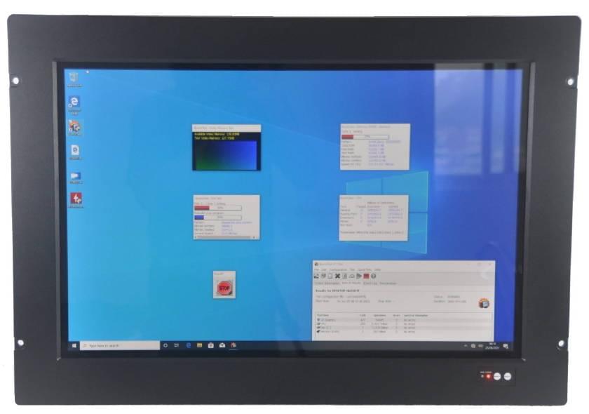 LCD : 8 to 65", Touch or Glass 250 to 1000 cd/m2 11th Gen to 4th Gen, i7, i5, i3 11G J6412, 7G 3965, 6G N3350   4x USB3, 2x LAN, 2x HDMI 1~4x COM, Audio 4~32GB DDR4 3200 RAM M.2 2280 Ultra Fast SSD AC90~264V or DC9~36V  MIL-STD-1275 Mil. Power 