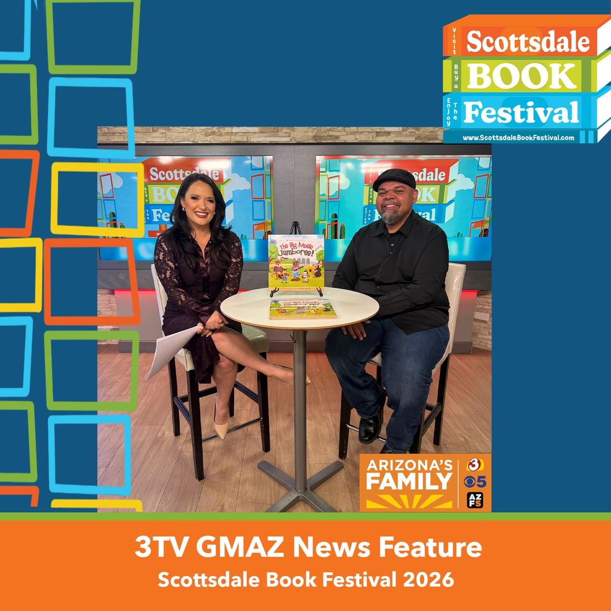 scottsdale book festival feature live on 3TV news - good morning arizona 