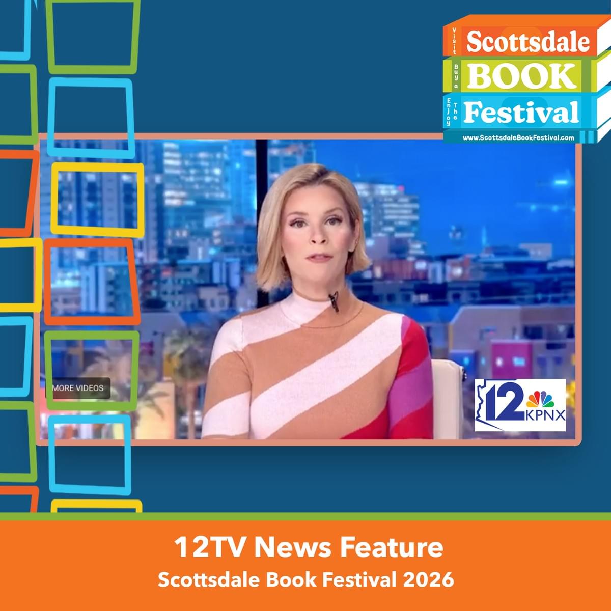 Scottsdale Book Festival featured on 12News TV 2026