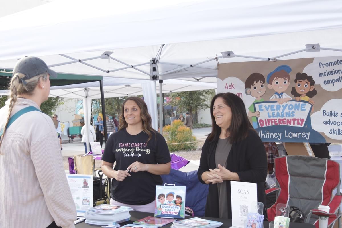 Authors meeting with readers and enjoyin the conversation. 