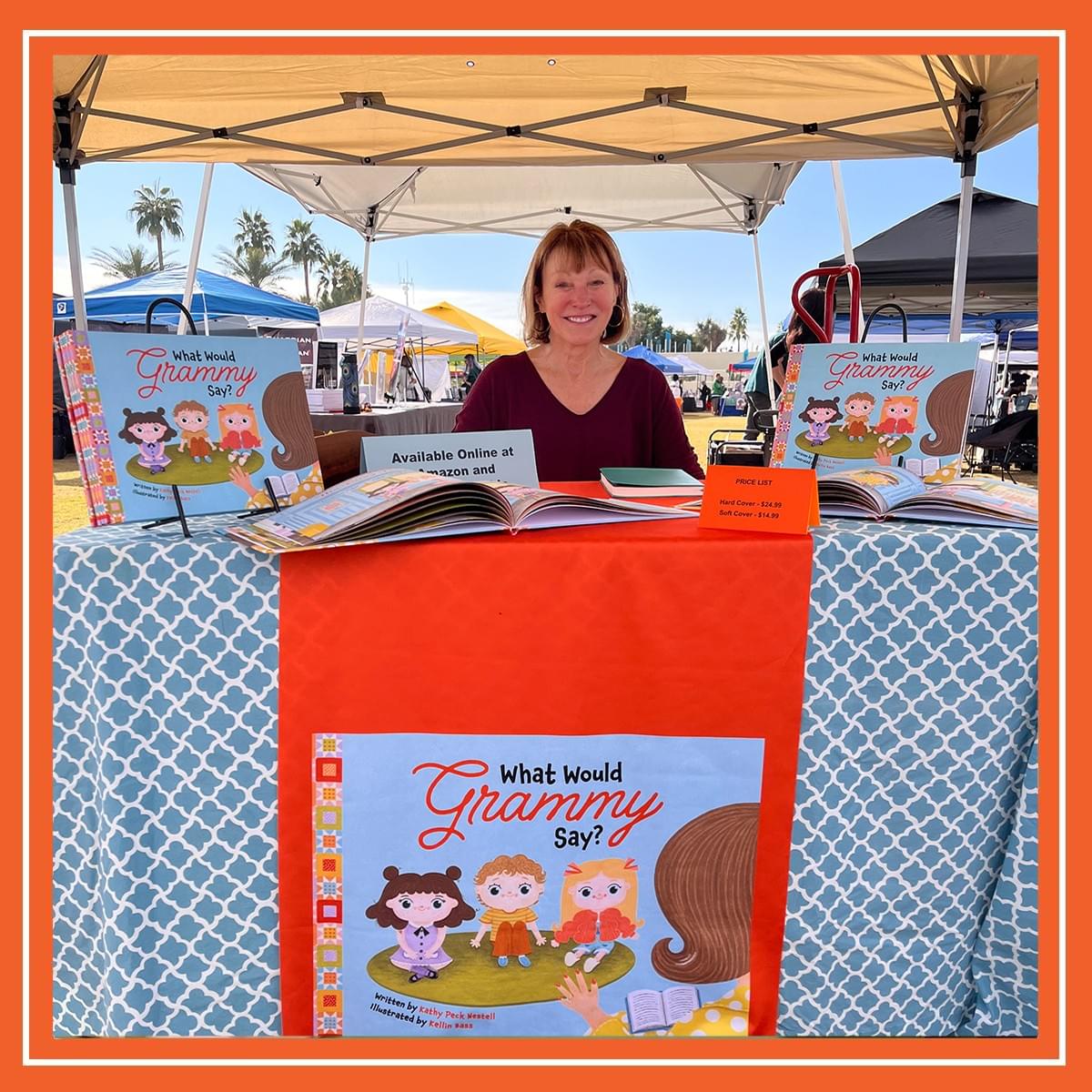 Children's Book Author showcasing at the festival. 