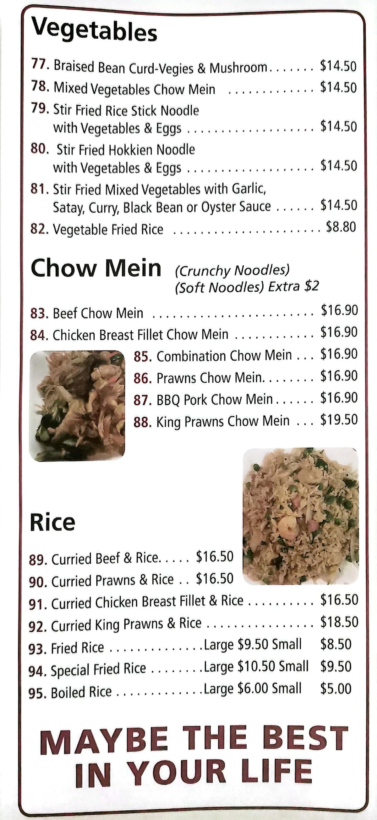 Roses licensed chinese restaurant on Strikingly